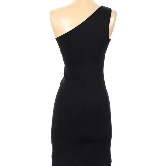 Helmut Lang Black Cocktail Dress One Shoulder XS - Picture 3 of 6